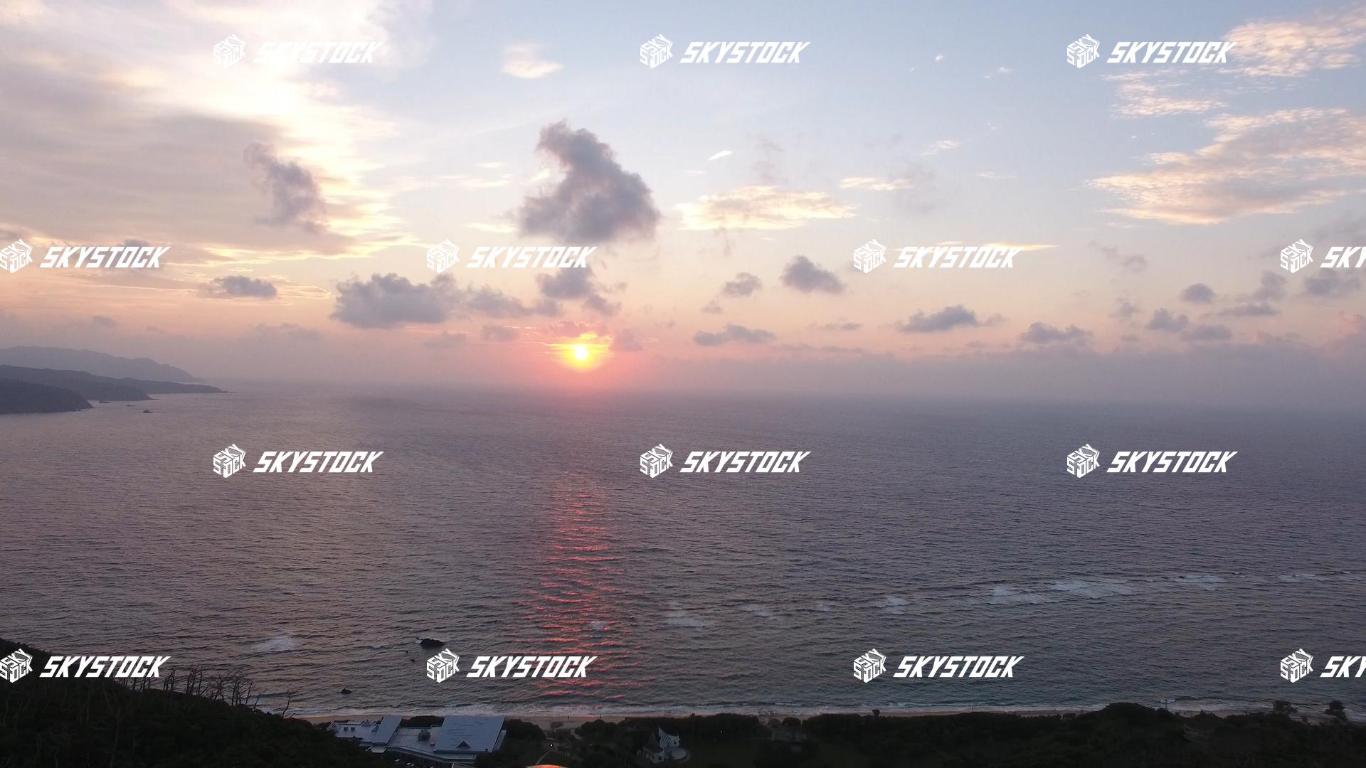 大浜海浜公園夕１