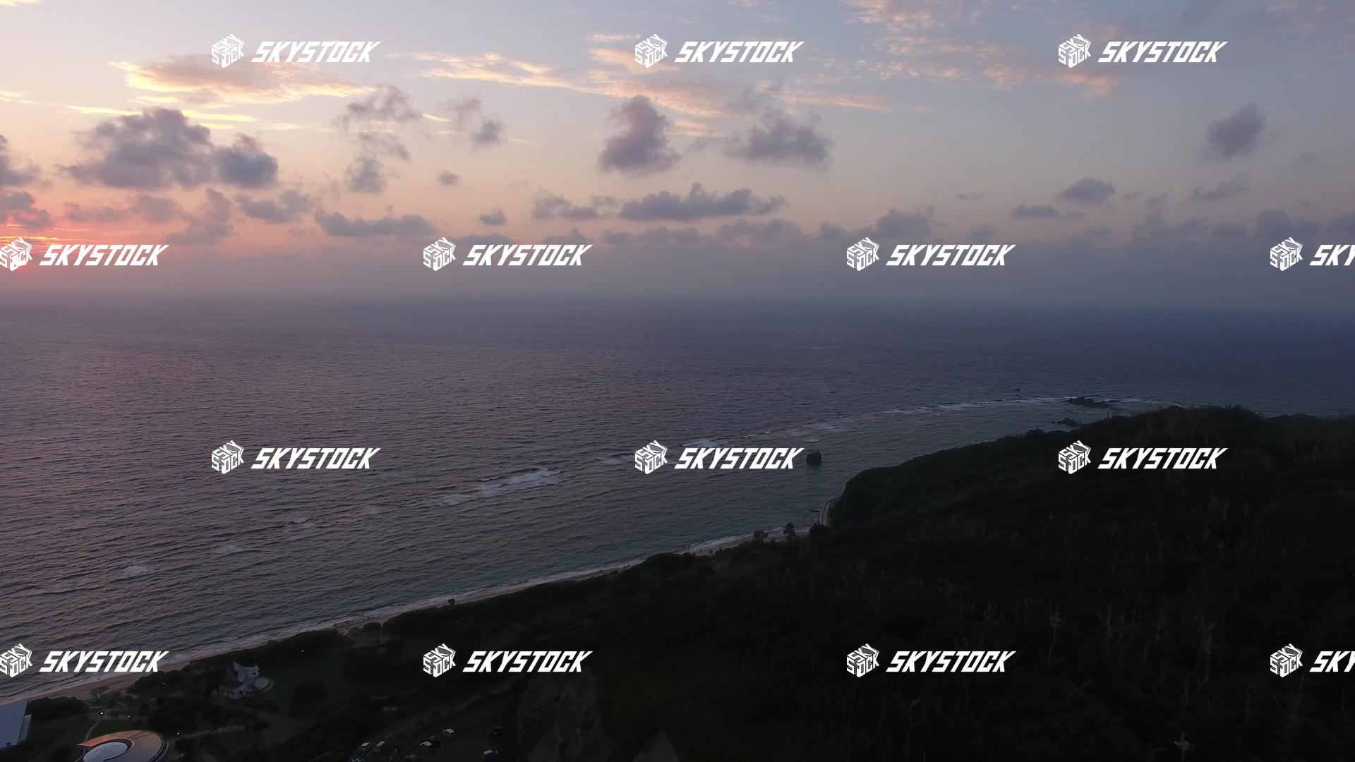 大浜海浜公園夕５