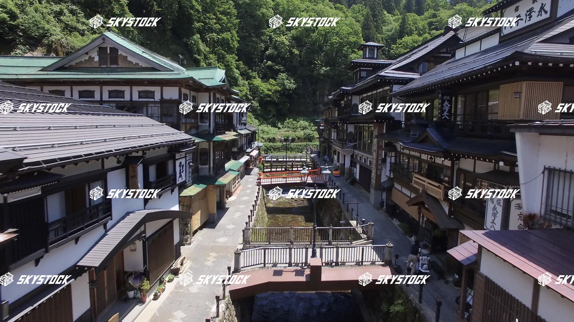 銀山温泉街並５