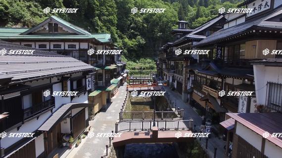 銀山温泉街並５